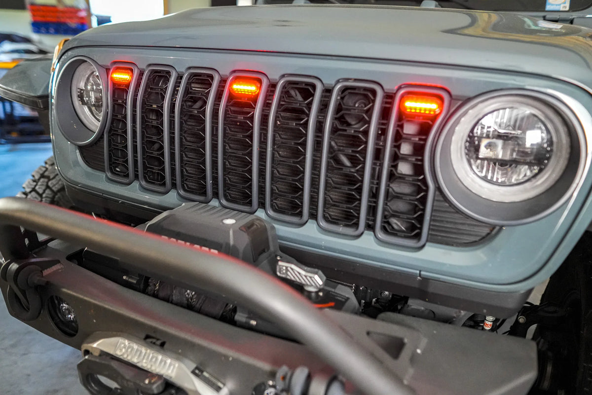 2024-2025 Jeep Wrangler / Gladiator Grille RGB Pre-Runner LED