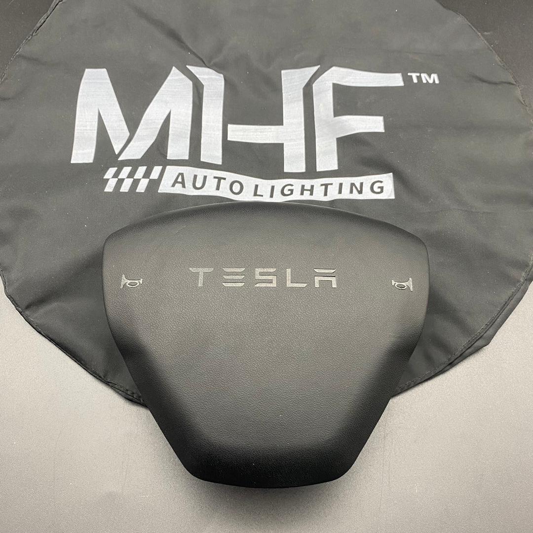 Tesla Leather Wrapped Airbag MHFAutoLighting
