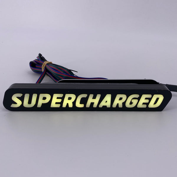 SuperCharged illuminated Badge