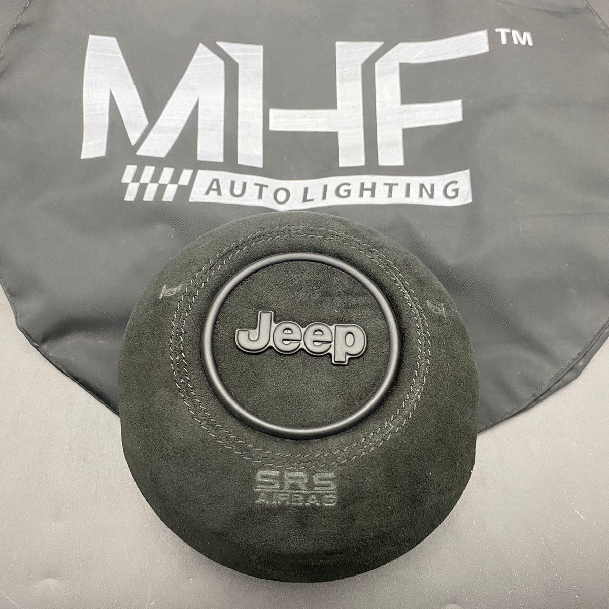 20182022 Jeep Wrangler JL Alcantara Airbag Cover MHFAutoLighting