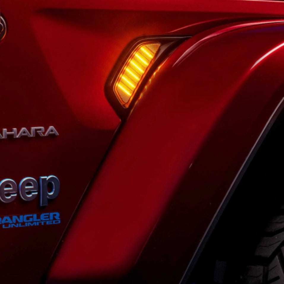 AUDEXEN LED Tail Lights Compatible With Jeep Gladiator JT 2020-2023, Unique S Shaped Design Black Lens, 30W Reverse Lights, Built-in EMC, DOT Compliant, 2 PCS - Foto 9