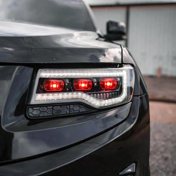 2011-2021 Prebuilt Morimoto XB Flow Series Jeep Grand Cherokee Headlamps