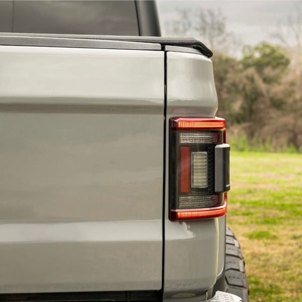JEEP GLADIATOR JT (2020+) XB LED LOW PROFILE TAIL LIGHTS (SMOKED) or (RED)
