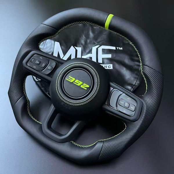 2018+ JT / JL 392 “Mojito Green” Jeep Wrangler Steering Wheel