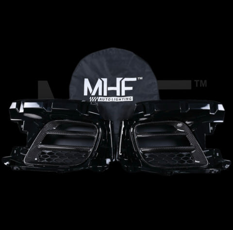 2017-2021 Jeep SRT Front Lower Bezels Carbon