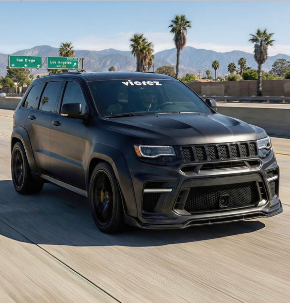 Vicrez Widebody Front Bumper Demon Style vz112485 | Jeep Grand Cherokee SRT 2012-2021
