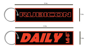 Red Rubicon Key Tag