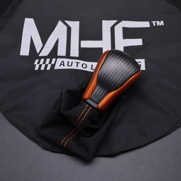 2020-2023 Dodge Ram TRX Shifter Matte Orange Carbon Alcantara