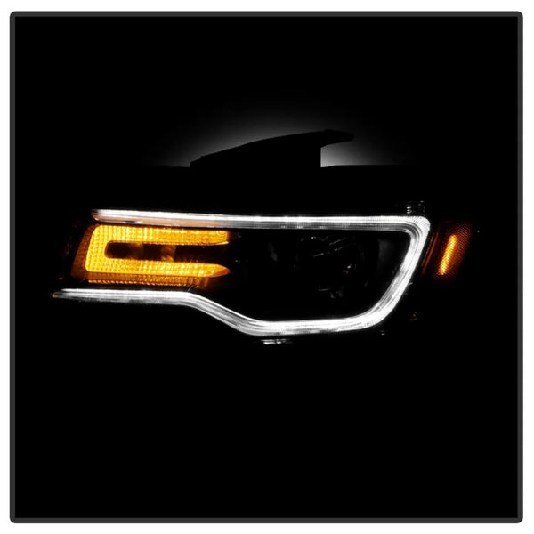 2017-2021 Jeep Grand Cherokee Black Housing Bi-Xenon Headlamps Only