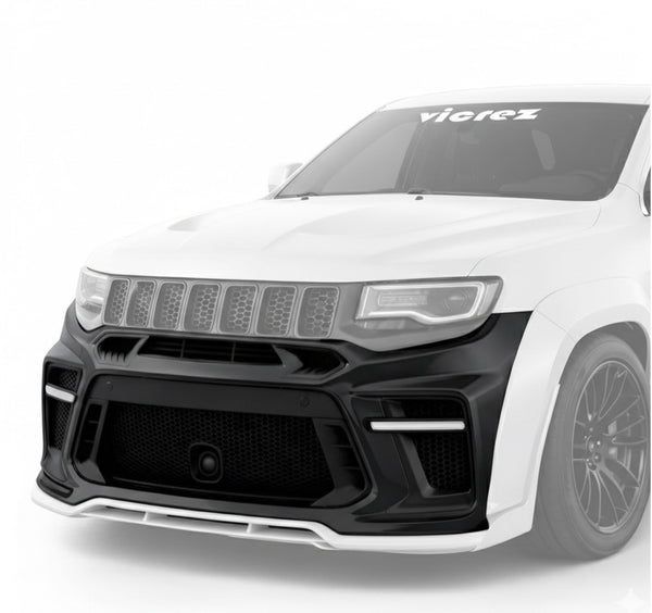 Vicrez Widebody Front Bumper Demon Style vz112485 | Jeep Grand Cherokee SRT 2012-2021