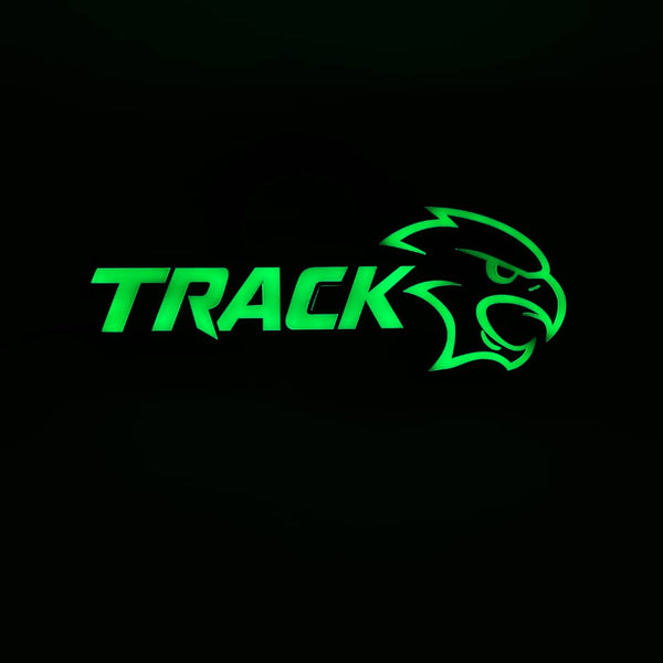 Track Hawk RGB illuminated Track Badge