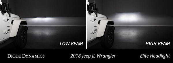 Diode Dynamics Elite LED Headlights 2018-2025 Wrangler Gladiator