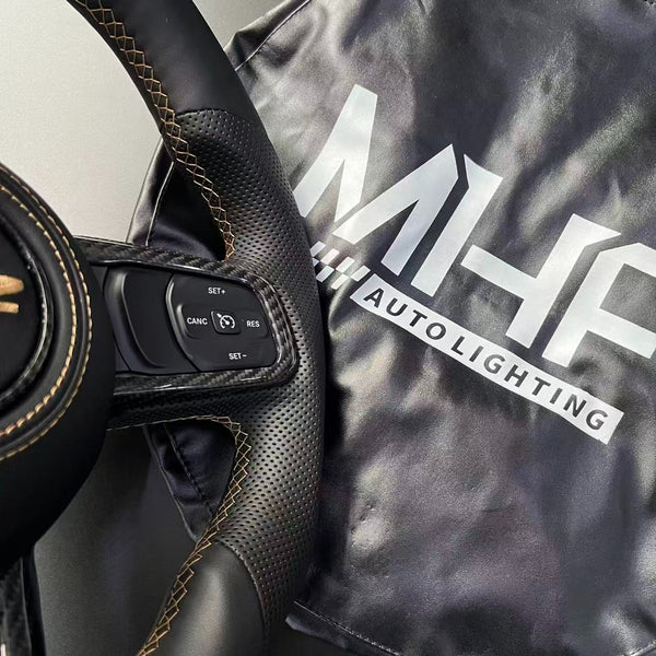 2018+ 392 Bronze Accent Gloss Carbon Jeep Wrangler Steering Wheel