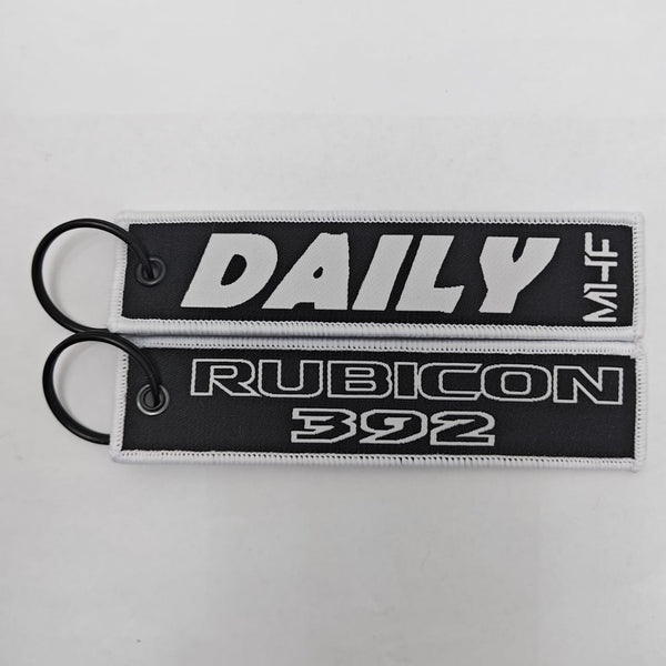 White 392 Rubicon Key Tag