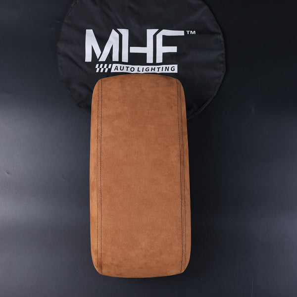 2014 -2021 Jeep SRT / TrackHawk Custom Armrest Sepia Alcantara