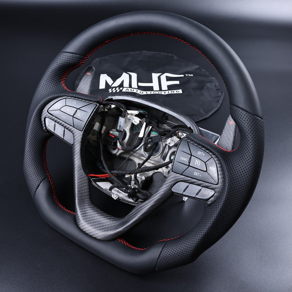 2014-2021 Jeep Grand Cherokee Matte Carbon Steering Wheel WK2