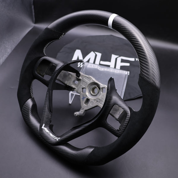 Dodge Viper Matte Carbon White Accent Stitching