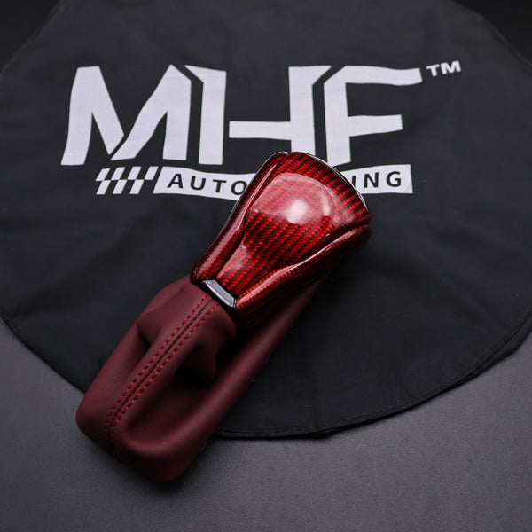 2016 -2021 Jeep SRT / TrackHawk Custom Carbon Shifter Red Carbon Red Accent
