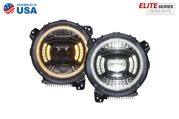 Elite LED Headlights 2018-2023 Wrangler Gladiator