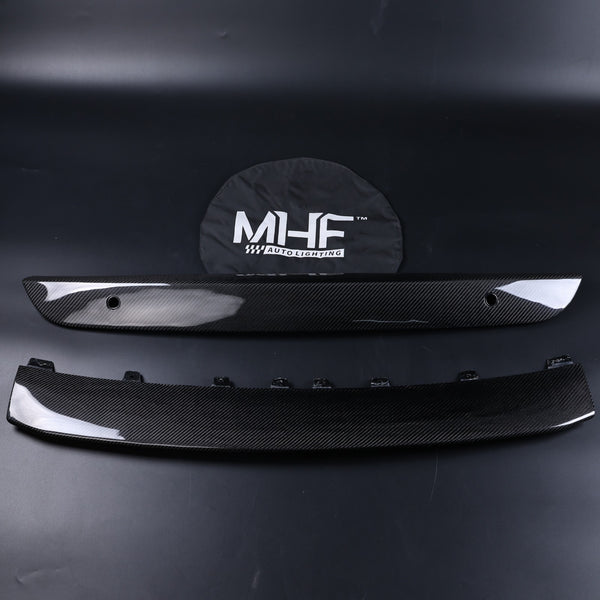 2017-2021 JEEP GRAND CHEROKEE FRONT BUMPER CARBON FASCIA APPLIQUE