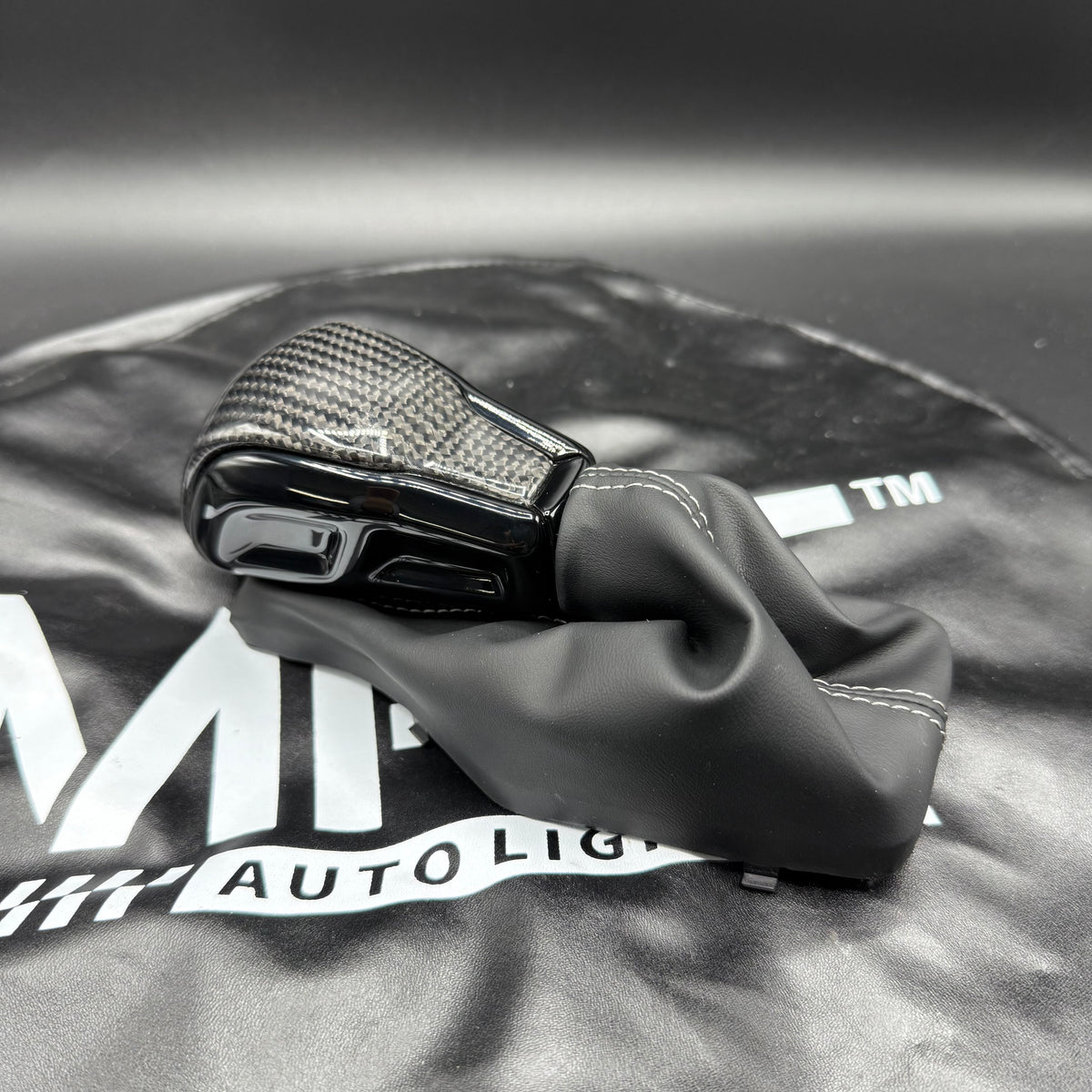 2016-2021 Jeep SRT / TrackHawk Custom Carbon Shifter Painted Black Sid ...