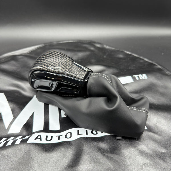 2016-2021 Jeep SRT / TrackHawk Custom Carbon Shifter Painted Black Sides