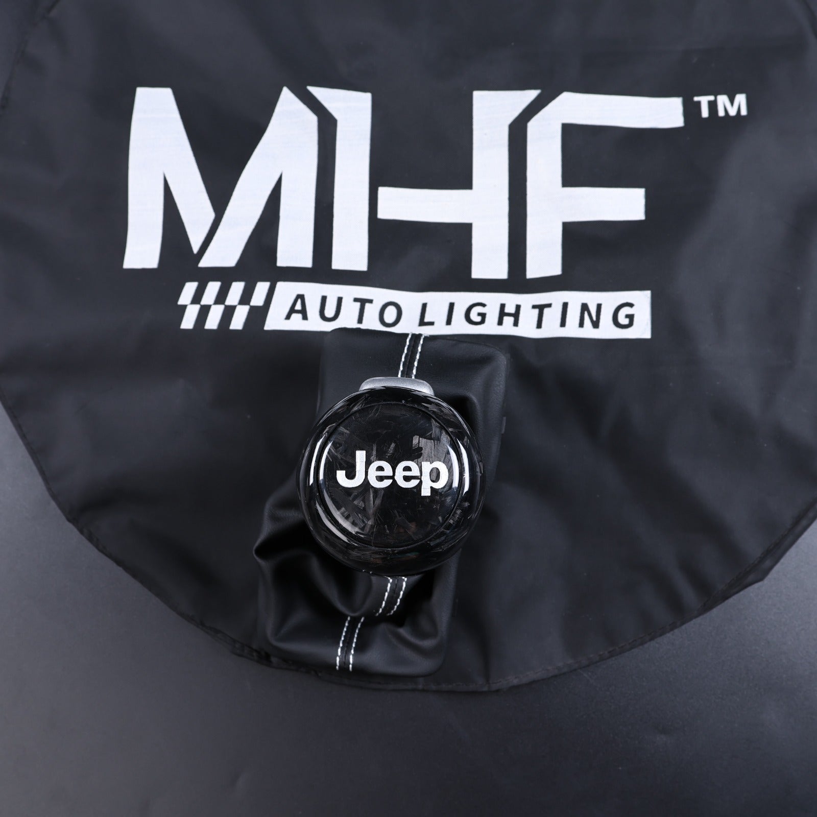 L2018-2024 Jeep Wrangler Gladiator Silver Accent Custom Shifter