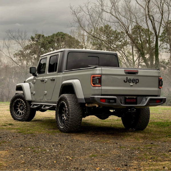 JEEP GLADIATOR JT (2020+) XB LED LOW PROFILE TAIL LIGHTS (SMOKED) or (RED)