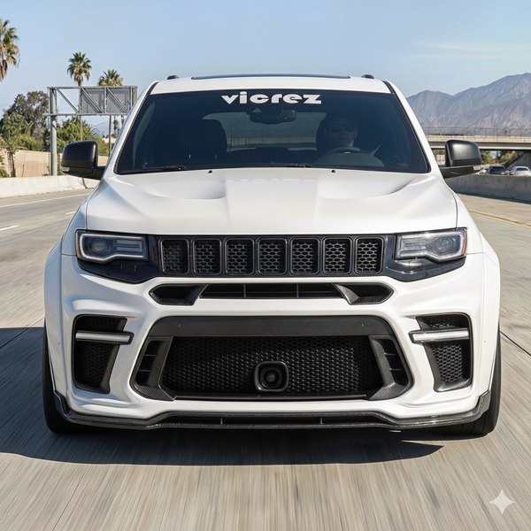Vicrez Widebody Front Bumper Demon Style vz112485 | Jeep Grand Cherokee SRT 2012-2021
