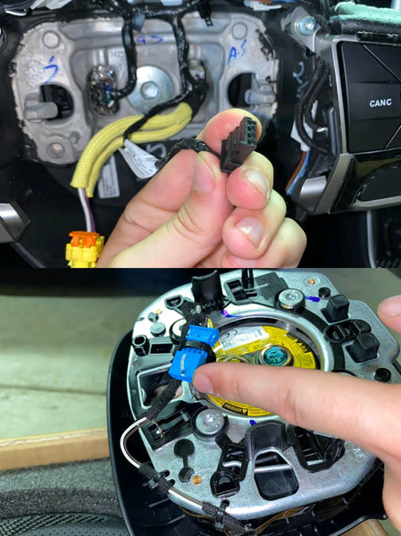 OEM SRT Backlit Airbag Harness – Plug & Play Retrofit Adapter for Jeep WK2