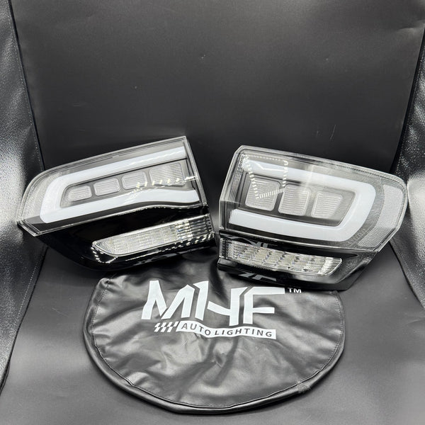 MHF Edition Clear LED Tail Lamps 2014-2021 Jeep WK2 Grand Cherokee
