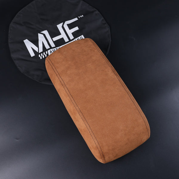 2014 -2021 Jeep SRT / TrackHawk Custom Armrest Sepia Alcantara