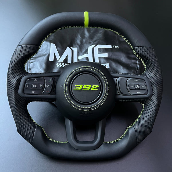 2018+ JT / JL 392 “Mojito Green” Jeep Wrangler Steering Wheel
