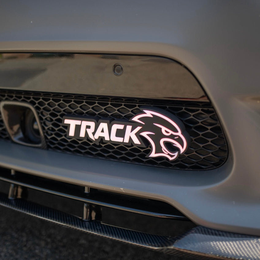 Track Hawk RGB illuminated Track Badge