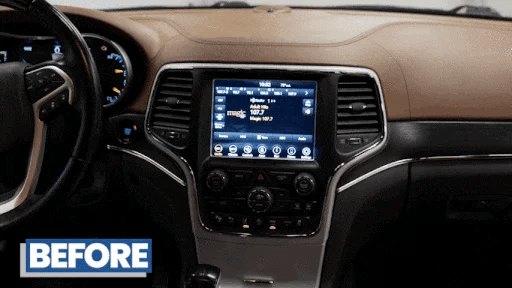 2014-2022 Jeep Grand Cherokee 10.1″ UBN Touchscreen Uconnect 5 GPS Navigation Retrofit Upgrade W/ Wireless Apple CarPlay / Android Auto