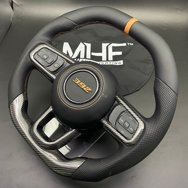 2018-2023 Jeep 392 Wrangler Steering Wheel Gloss Carbon