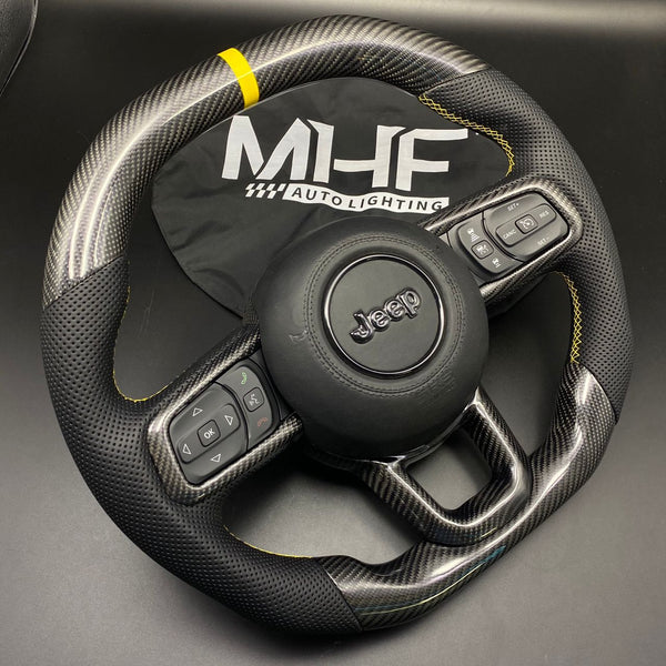 2018-2023 JT / JL “Yellow Velocity” Jeep Wrangler Steering Wheel