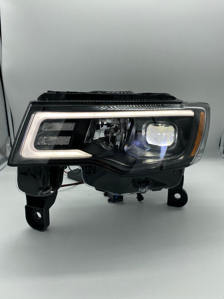 2017-2021 Jeep Grand Cherokee Black Projector switchback headlights