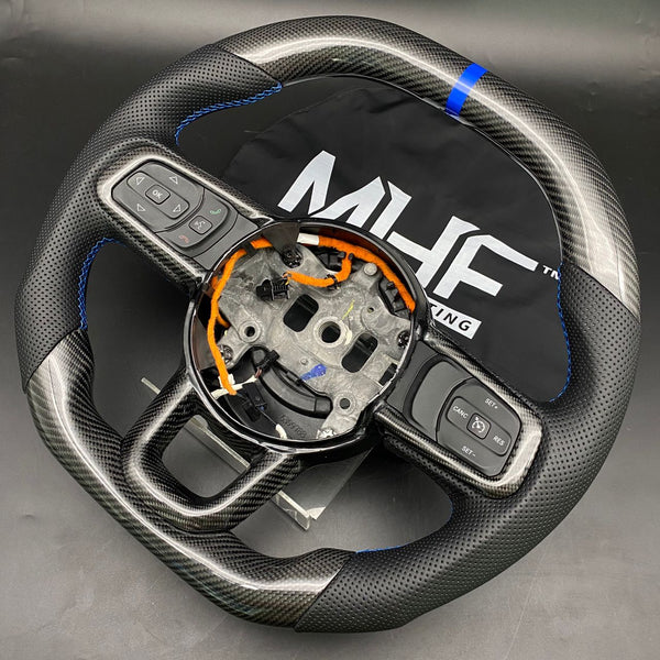 2018-2022 JT / JL “Surf Blue” Jeep Wrangler Steering Wheel
