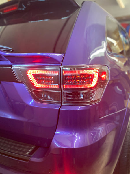 Black Clear Design LED Tail Lights for 2011-2013 Grand Cherokee WK2