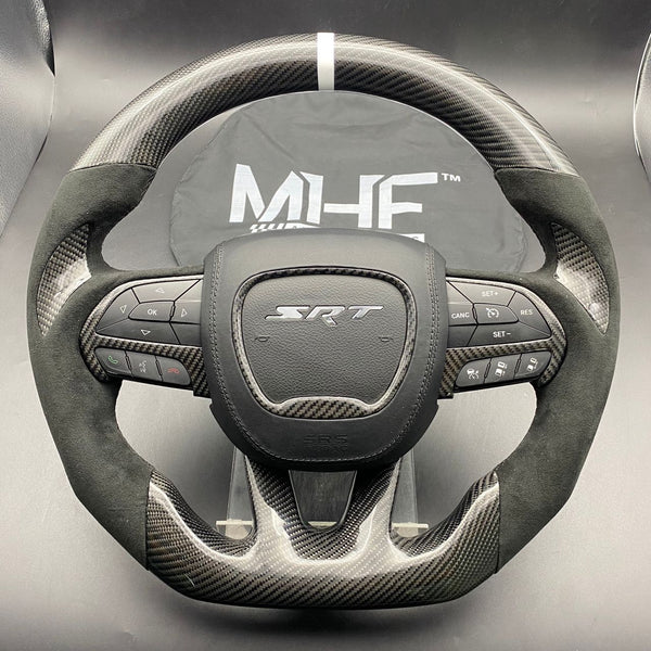 2014-2021 Jeep Grand Cherokee Models Carbon White Theme WK2 Limited X Steering Wheel