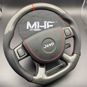 2008-2010 WK1 Jeep Grand Cherokee Red Accent Steering Wheel