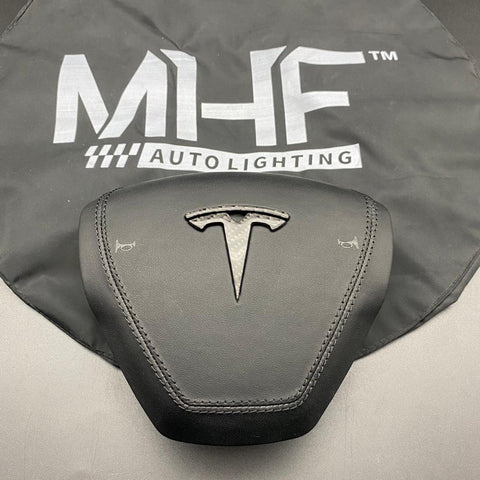Tesla Custom Wrapped Carbon Airbag