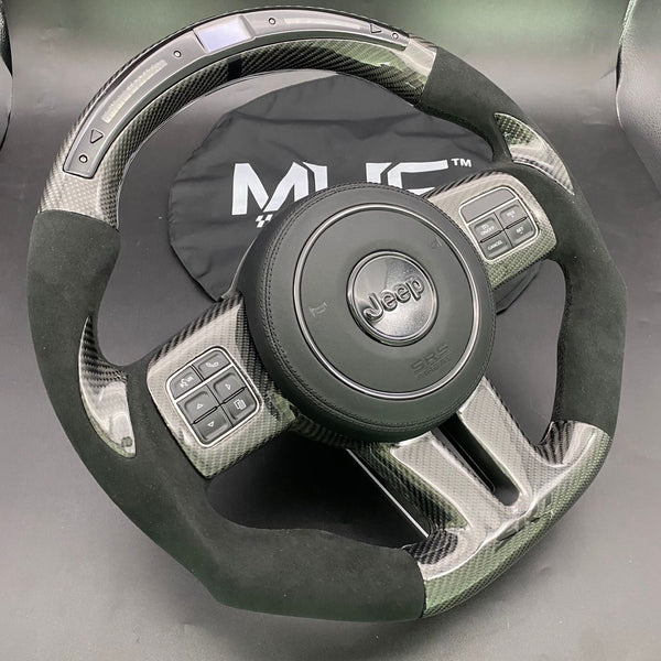 2011-2013 Jeep/ Dodge Carbon Steering Wheel