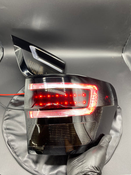 Painted Gloss Black Design LED Tail Lights for 2011-2013 Grand Cherokee WK2