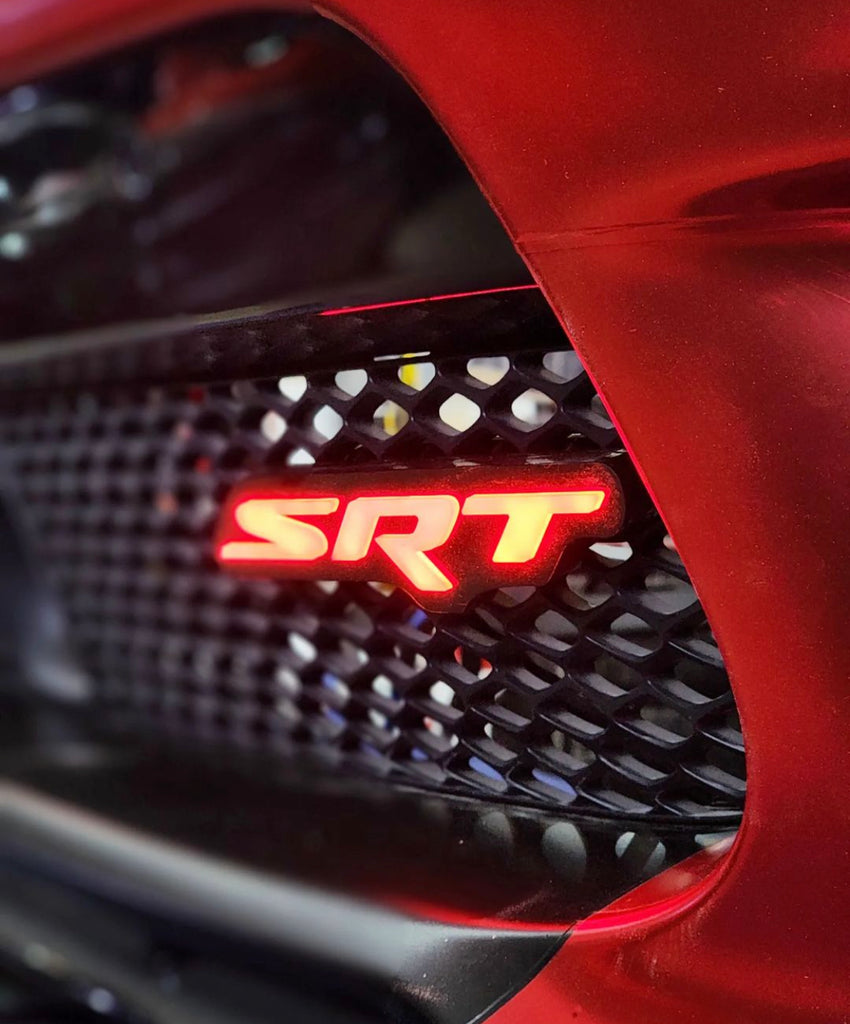 Red Rst Emblem Dodge Srt Logo