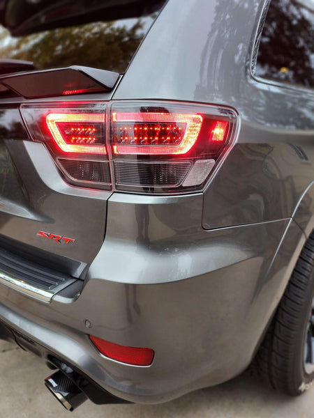 Black Clear Design LED Tail Lights for 2011-2013 Grand Cherokee WK2