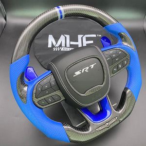 2018-2021 Blue Carbon “Track Series” TrackHawk Steering Wheel