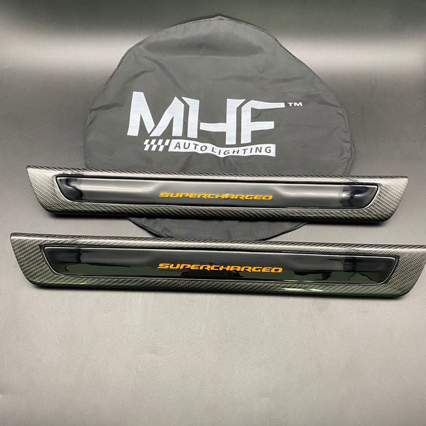 2018-2022 Jeep Trackhawk / Durango Hellcat “Supercharged” Carbon Door Sills