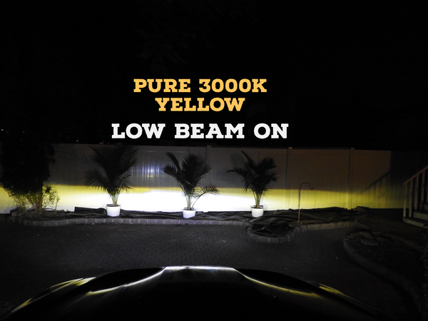 Dual Color LED Fog [1 bulb 2 colors] Choose between a Clean White & Hyper 3000k Yellow